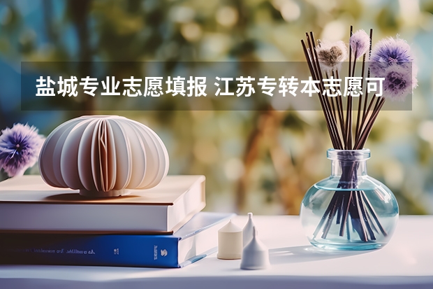盐城专业志愿填报 江苏专转本志愿可以填几个学校